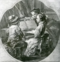 An allegory of Music, La Musique, 1756